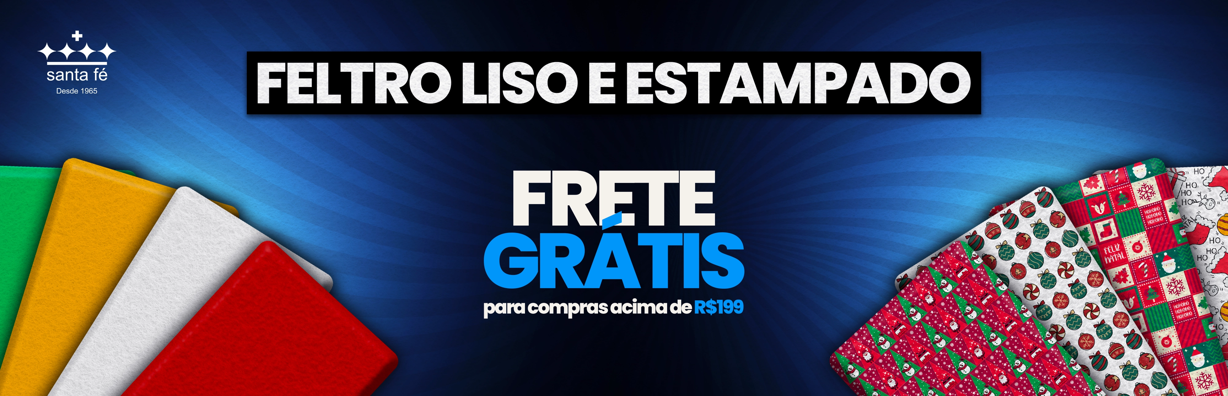 banner feltro estampado